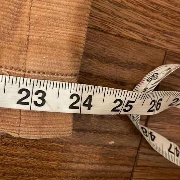 Express corduroy wide leg high rise crop pant size 2 - Picture 5 of 14